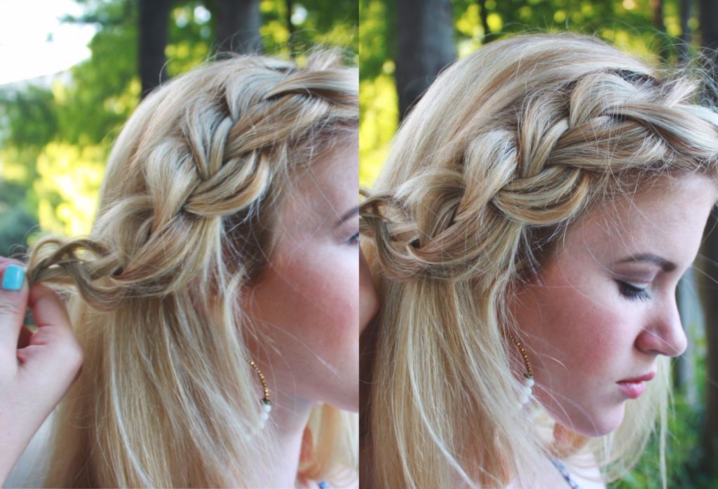 Boho French Braid Tutorial Double Shot Of Sass