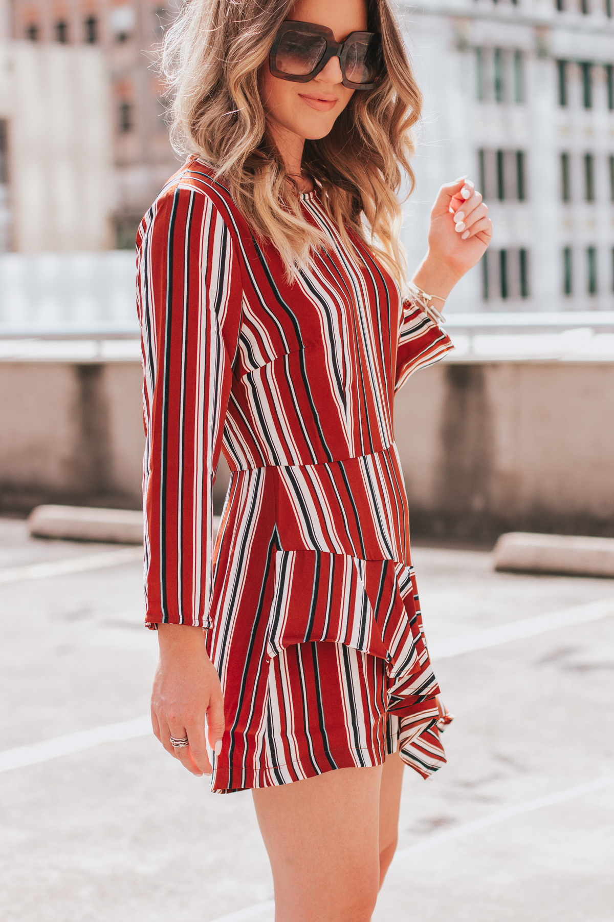 Double Shot of Sass | Fall Romper From Saltflat