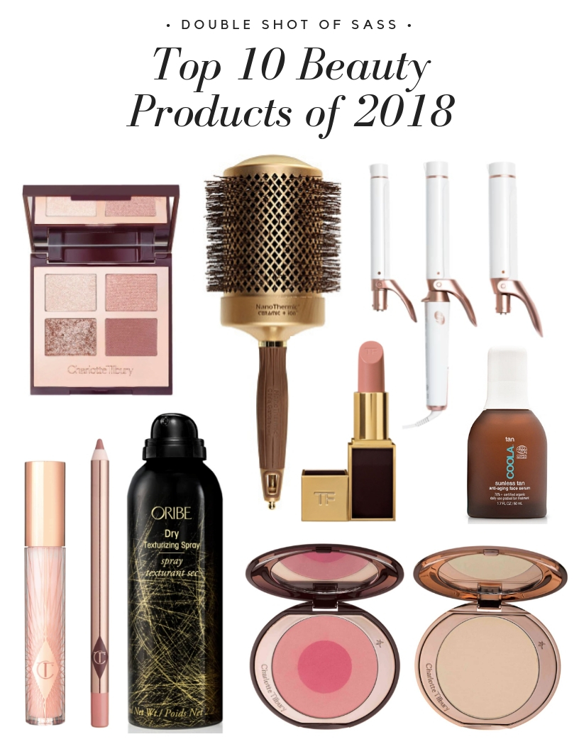 Double Shot of Sass | Top 10 Beauty Products of 2018
